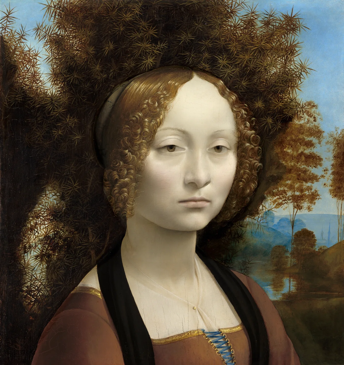 Leonardo — Ginevra de' Benci